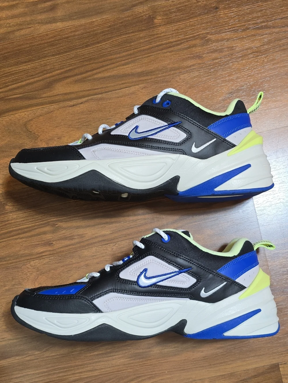 Nike M2K Tekno 'Black Royal Volt' (Style CI2969-002) Athletic Sneakers